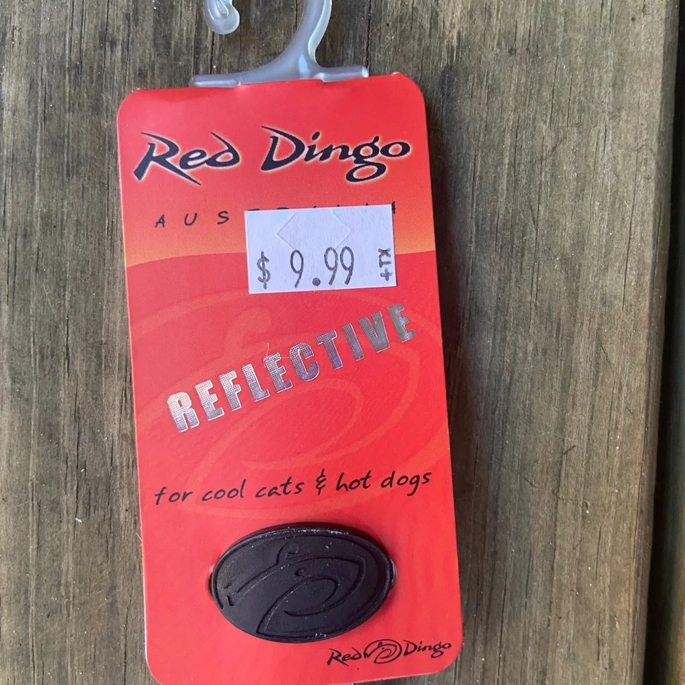 NWT Red Dingo Reflective Dog Collar